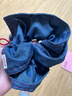 萱子（SHINE）【商場(chǎng)同款】甜心丹寧系列牛仔發(fā)箍甜美抓夾發(fā)圈發(fā)飾百搭復古發(fā)卡 丹寧藍-大腸發(fā)圈 1個(gè) 曬單實(shí)拍圖