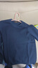 雅戈爾（YOUNGOR）毛衫男士秋冬青年男毛衫全羊絨面料提花羊絨衫商場(chǎng)同款 藏青YRRY615210FYA XL 110cm 曬單實(shí)拍圖
