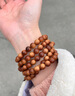 慕禧福印度老山檀香2.0沉水黑肉佛珠文玩手串批發(fā)老山檀108男女念珠手鏈 20mm*12顆沉水 曬單實(shí)拍圖