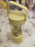 北鼎（Buydeem）茶水分離玻璃水杯高顏值車(chē)載便攜隨手杯辦公室泡茶杯鵝仔黃470ml 曬單實(shí)拍圖