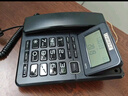 中諾電話(huà)機家用固定電話(huà)座機免提通話(huà)雙鍵撥號來(lái)電顯示商務(wù)辦公室家庭酒店老人前臺W099黑色 曬單實(shí)拍圖