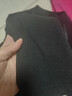 純色拉鏈半高領(lǐng)長(cháng)袖t恤女2025新款春秋小眾洋氣顯瘦短款上衣GZXY 黑色 L 曬單實(shí)拍圖