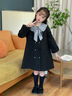 G.duck女童連衣裙春秋季2025新款兒童裝時(shí)髦公主洋氣中大童女孩秋裝裙子 黑色【春季款】 140 建議9-10歲 曬單實(shí)拍圖