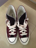 匡威（Converse）CONVERSE匡威1970S秋冬新品運動(dòng)男女休閑板鞋圣誕深酒紅色A17904C A17904C 43 曬單實(shí)拍圖