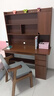 立太（LEADTEK）實(shí)木書(shū)桌學(xué)習桌電腦桌書(shū)柜書(shū)架一體家用小戶(hù)型轉角桌學(xué)生寫(xiě)字桌子 【實(shí)木桌椅組合】120深胡桃色加高款 曬單實(shí)拍圖