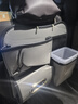 齊選汽車(chē)座椅后背收納袋椅背置物架多功能收納盒車(chē)內用紙巾盒儲物掛袋 【雅典灰】?jì)戎美埃ㄒ粚ρb） 曬單實(shí)拍圖