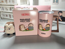 膳魔師（THERMOS）檀健次同款刺猬系列保溫杯大容量保溫壺套裝吸管杯露營(yíng)咖啡杯 桌面把手杯 500ml 附掛件 曬單實(shí)拍圖