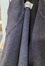 百圖（betu）女裝2025年秋季新款毛呢外套中長(cháng)款羊毛62.2%雙面呢大衣女2509T11 深灰 S 曬單實(shí)拍圖