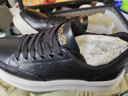 金利來(lái)（Goldlion）男鞋25春季新品板鞋厚底增高舒適百搭休閑鞋G578510344AAE黑42 曬單實(shí)拍圖