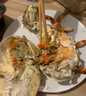 首鮮道 原裝進(jìn)口超大1-2只面包蟹鮮活熟凍螃蟹滿黃大螃蟹中秋禮盒 面包蟹 2只共1600-1200g 凈重 曬單實(shí)拍圖