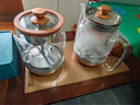 茶皇子（CHAHUANGZI）雙邊底部上水電熱燒水壺茶臺嵌入式全自動(dòng)電茶爐玻璃噴淋式煮茶器2025新款泡茶專(zhuān)用燒水煮茶一體機 1L 雙邊底部加水-三壺款37×20 曬單實(shí)拍圖