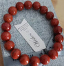 石玥珠寶精品10-11mm涼山南紅瑪瑙手串本命年轉運珠手鏈男女士款禮物 曬單實(shí)拍圖