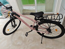 鳳凰（Phoenix） 上海鳳凰山地自行車(chē)成人男士女式學(xué)生變速寬胎越野賽車(chē)公路單車(chē) 鋼架輻條輪粉【95%免安裝】 26寸24速【全軸承+禮包】 曬單實(shí)拍圖