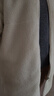 無(wú)印良品（MUJI）女式 長(cháng)毛抓絨 大衣 女外套 象牙色5A M 曬單實(shí)拍圖