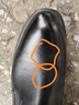 紅蜻蜓皮鞋男士品牌牛皮男鞋商務(wù)正裝鞋休閑孟克鞋男 WLA240051E黑色39 曬單實(shí)拍圖