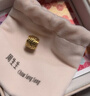 周生生 黃金轉運珠 足金串珠酷黑 XL 菠蘿結雙錢(qián)環(huán)92301C定價(jià) 曬單實(shí)拍圖
