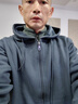 恒源祥2026秋冬棉開(kāi)衫拉鏈連帽衛衣男加絨加厚寬松大碼潮流夾克上衣服 深灰色 【加|絨加|厚】 XL 130150斤 曬單實(shí)拍圖