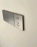公牛開關插座面板全屋套裝G12灰色五孔一開墻壁暗裝超薄墻面官方旗艦 斜五孔10只【優(yōu)先發(fā)貨】 曬單實拍圖