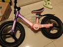 永久兒童平衡車(chē)1-3-6歲寶寶滑步車(chē)滑行車(chē)無(wú)腳踏男孩生日禮物14寸粉色 曬單實(shí)拍圖