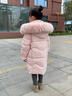 Dudant國際品牌2025新款兒童服女童中長(cháng)款中大童洋氣冬裝加厚外套羽絨服 櫻花粉[粉毛領(lǐng)] 120 cm 曬單實(shí)拍圖