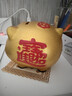 美納美金豬存錢(qián)罐六一兒童節禮物只進(jìn)不出兒童陶瓷儲蓄罐儲錢(qián)罐大容量 【只進(jìn)不出款】福氣豬-送金墊 8寸-長(cháng)寬高【22*19*16】存6萬(wàn) 曬單實(shí)拍圖