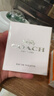 蔻馳（COACH）紐約女士淡香水30ml劉宇同款節日生日禮物禮品送女友香氛大牌香水 曬單實(shí)拍圖