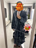 俞兆林睡袍男女同款秋冬季加厚珊瑚絨秋冬新品睡衣法蘭絨情侶浴袍大碼 曬單實(shí)拍圖