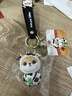 卡通十二生肖汽車(chē)鑰匙扣男可愛(ài)精致女柴犬公仔鑰匙鏈情侶書(shū)包掛件 柴小牛-正版小財柴 曬單實(shí)拍圖