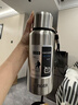 虎牌（TIGER）保溫杯男生女大容量316不銹鋼水壺茶水分離水杯子保冷夏季泡茶杯 【316特價(jià)款】鋼本色600ml 曬單實(shí)拍圖