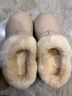 樸西冬季女款居家室內用舒適棉拖鞋防污保暖加絨外穿防水勃肯棉拖鞋女 淺沙色 【防污耐臟】 36-37 【適合35-36】 曬單實(shí)拍圖