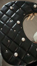 CHARLES&KEITH25冬新品蝴蝶結菱格珍珠手提小方包CK2-40701603-B Black黑色 S 曬單實(shí)拍圖