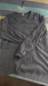 紅豆純棉單件上衣【2件裝】中老年男款全棉保暖內衣打底襯衣秋衣薄款 圓領(lǐng)上衣(深藍+淺灰) 2XL/180（重150-170）斤 曬單實(shí)拍圖