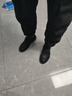 新款男鞋真皮厚底軟底軟皮舒適休閑鞋子圓頭系帶男士商務(wù)休閑皮鞋 黑色系帶 39 (245mm) 曬單實(shí)拍圖