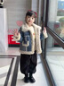 木木屋（mumuwu）品牌童裝女童外套秋冬加絨兒童牛仔夾克拼接羊羔絨保暖女寶寶冬裝 藍色 90 適合80-90年齡1-2歲左右 曬單實(shí)拍圖
