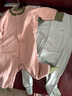 Cutelife【溫氧】新生嬰兒包屁衣家居連體服origins系列兒童A類(lèi)親膚面料柔 【新品】連體服 遠山青 73cm 連體衣/包屁衣 曬單實(shí)拍圖