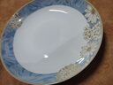 浩雅景德鎮陶瓷盤(pán)餐盤(pán)湯盤(pán)菜盤(pán)深盤(pán)飯盤(pán)可微波時(shí)光漫步8英寸2個(gè)裝 曬單實(shí)拍圖