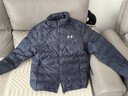 安德瑪羽絨服男2025新款秋冬季白鴨絨外套立領(lǐng)時(shí)尚輕薄型外衣防風(fēng)抗寒潮 深藍色 XL 130-150斤 曬單實(shí)拍圖