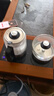 歐美特（OUMETE）自動(dòng)上水電熱水壺燒水壺茶臺茶桌茶幾一體嵌入式電茶壺泡茶抽水茶具套裝OMT-JS1931 曬單實(shí)拍圖