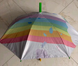 葆氏兒童雨傘女童遮陽(yáng)傘長(cháng)柄卡通小學(xué)生直柄晴雨兩用黑膠傘彩虹樂(lè )園 曬單實(shí)拍圖