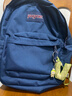 JANSPORT杰斯伯雙肩包女男26L隔層輕便大容量背包學(xué)生書(shū)包 4QUE 003 海軍藍【升級款】側袋+隔層 曬單實(shí)拍圖