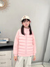 真維斯（Jeanswest）兒童羽絨服內膽男女童校服神器2025新款輕薄外套中大童保暖童裝 【輕薄羽絨服】灰藍 130 曬單實(shí)拍圖