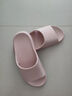 潔麗雅老人防滑拖鞋女士夏季室內家居家中老年浴室洗澡防臭家用涼拖鞋女 粉色 39-40 (標準碼) 曬單實(shí)拍圖