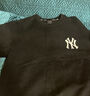 NEW ERA紐亦華加絨衛衣男女同款MLB立體膠印NY寬松套頭衫情人節禮物 13338671-黑色 L 曬單實(shí)拍圖