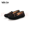 Walker Shop奧卡索休閑鞋女單鞋職場(chǎng)軟底豆豆鞋女一腳蹬平底樂(lè )福鞋女C131016 曬單實(shí)拍圖