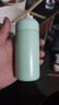 【全網(wǎng)爆款】迷你口袋保溫杯304不銹鋼水杯便攜可愛(ài)水杯女生 淡青色 150ml 曬單實(shí)拍圖
