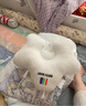 盟石（cute stone）定型枕頭嬰兒0-6個(gè)月睡圓頭嬰兒枕頭0-1歲糾正偏頭型新生兒童枕頭 白粉 【0-6個(gè)月】10A抗菌-可換洗枕頭套 0-2歲寶寶定型枕頭可機洗 曬單實(shí)拍圖