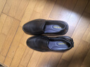 奧康（Aokang）男鞋套腳商務(wù)休閑皮鞋男士牛皮軟底一腳蹬皮鞋黑色42碼 曬單實(shí)拍圖