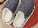 DFBK棉拖鞋男士踩屎感家居室內防滑防臭2025新款不臭腳厚底大碼冬季 深灰【防水】 36 37 【適合35/36腳穿】 曬單實(shí)拍圖