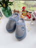 京悠雨男士棉拖鞋秋冬季家居室內厚底防滑加大碼防寒防臭保暖中老年25款 加倍保暖-淺咖【升級加厚防滑鞋底】 42 【適合41-42】 曬單實(shí)拍圖