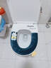 首力馬桶墊2025新款秋冬季家用加厚毛絨四季通用坐便套廁所馬桶坐墊子 【天藍色】毛絨舒適加厚耐臟防水 曬單實(shí)拍圖